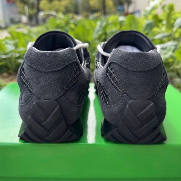Bottega Veneta Black and Gray Mesh Sneakers ALL SIZES